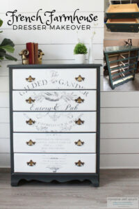 french provincial dresser makeover